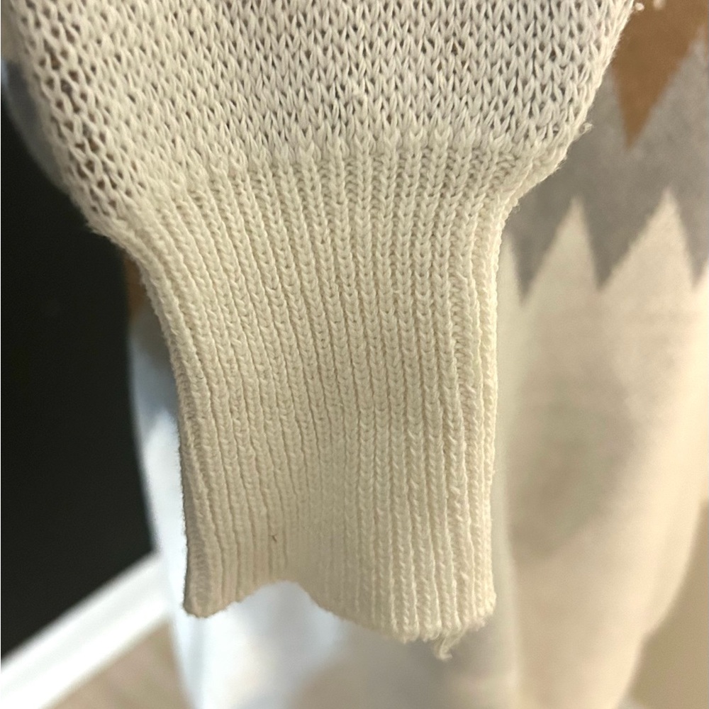 NWOT..Cozy Cotton Oversized Knit Pullover Sweater Women’s size small - Picture 6 of 13